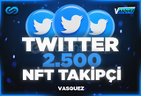 ⭐Twitter 2500 NFT Takipçi ⭐