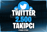 ⭐Twitter 2500 Takipçi