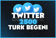 [Twitter] 2.500 Türk Beğeni