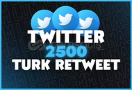 [Twitter] 2.500 Türk Retweet