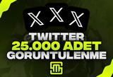 ✨Twitter 25.000 Adet Görüntülenme!