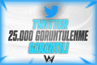 ⭐TWİTTER 25.000 GÖRÜNTÜLENME (GARANTİLİ)⭐