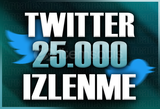 Twitter | 25000 İzlenme + Garantili