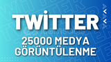 ⭐Twitter 25000 Medya Görüntülenme⭐