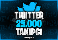 ⭐Twitter 25.000 Takipçi ⭐