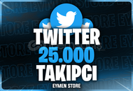 ⭐Twitter 25.000 Takipçi