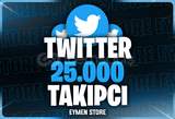 ⭐Twitter 25.000 Takipçi