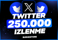 ⚡Twitter⚡250.000 izlenme
