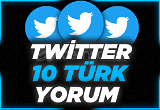 ⭐Twitter %100 Organik 10 Türk Yorum⭐