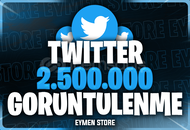 ⭐Twitter 2.500.000 Görüntülenme ⭐Twitter 2.500.000 Görüntülenme
