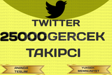 TWITTER 25K GERÇEK TAKİPÇİ