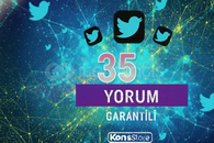 TWİTTER 35 YORUM (GARANTİLİ)