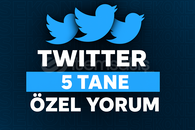 TWİTTER 5 ADET ÖZEL YORUM