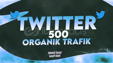 Twitter 500 ADET %100 Organik Gerçek Trafik