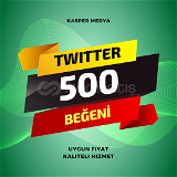 Twitter 500 Beğeni
