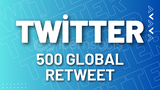 ⭐Twitter 500 Global Retweet + 30 Gün Garanti⭐