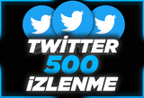 ⭐Twitter +500 İzlenme ⭐