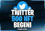 ⭐Twitter 500 NFT Beğeni