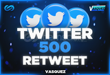 ⭐Twitter 500 Retweet ⭐