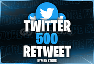 ⭐Twitter 500 Retweet
