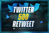 Twitter | 500 Retweet + Garantili