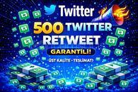 ✅ TWİTTER 500 RETWEET GARANTİLİ