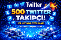 ✅ TWİTTER 500 TAKİPÇİ GARANTİLİ