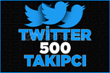 Twitter 500 Takipçi | Hızlı - Garantili