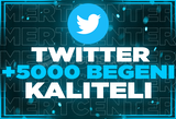 ⭐TWİTTER 5000 GERÇEK BEĞENİ⭐