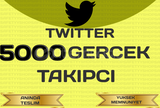 TWITTER 5000 GERÇEK TAKİPÇİ