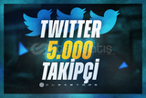 Twitter | 5000 Takipçi + Garantili