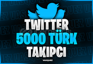⭐Twitter 5000 Türk Takipçi ⭐