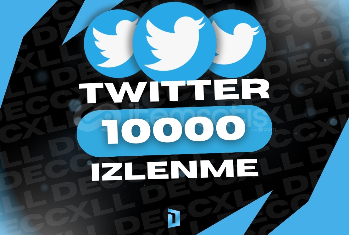 Twitter 10.000 İzlenme  Twitter 10.000 İzlenme