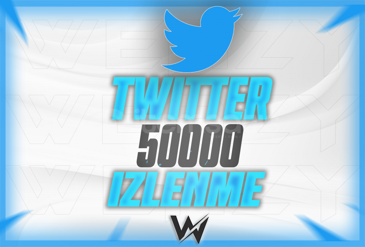 ⭐TWİTTER 50.000 İZLENME (GARANTİLİ)⭐ ⭐TWİTTER 50.000 İZLENME (GARANTİLİ)⭐