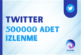 Twitter 500000 Adet İzlenme