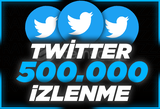 ⭐Twitter +500.000 İzlenme ⭐