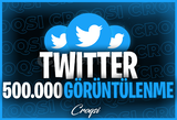 ⭐Twitter +500.000 İzlenme ⭐