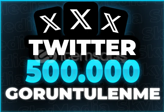 Twitter 500.000 İzlenme - ANINDA TESLİMAT Twitter 500.000 İzlenme - ANINDA TESLİMAT