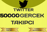 TWITTER 50K GERÇEK TAKİPÇİ