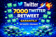 ✅ TWİTTER 7.000 RETWEET