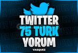 ⭐Twitter 75 Türk Yorum ⭐