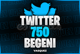 ⭐Twitter 750 Beğeni ⭐