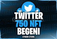⭐Twitter 750 NFT Beğeni