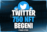⭐Twitter 750 NFT Beğeni