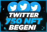 ⭐Twitter 750 NFT Beğeni [Anında Gönderim]