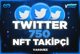 ⭐Twitter 750 NFT Takipçi ⭐