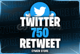 ⭐Twitter 750 Retweet