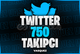 ⭐Twitter 750 Takipçi ⭐