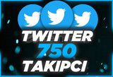 ⭐Twitter 750 Takipçi [Anında Gönderim]