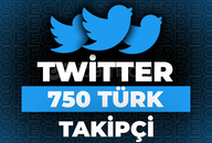 ⭐Twitter 750 Türk Takipçi + 30 Gün Garanti⭐